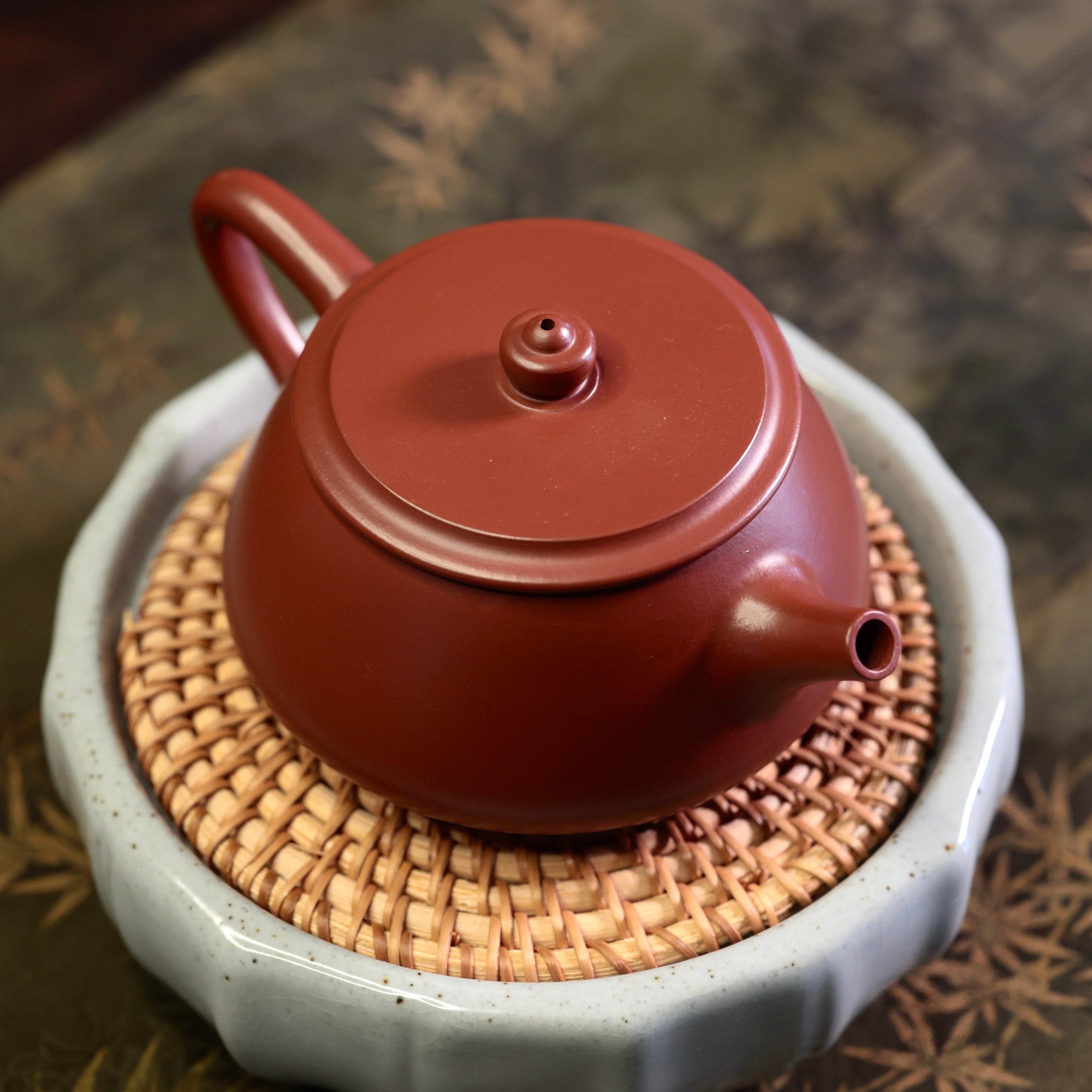Chan Lian Shipiao Purple Clay Teapot 禪蓮石瓢壺