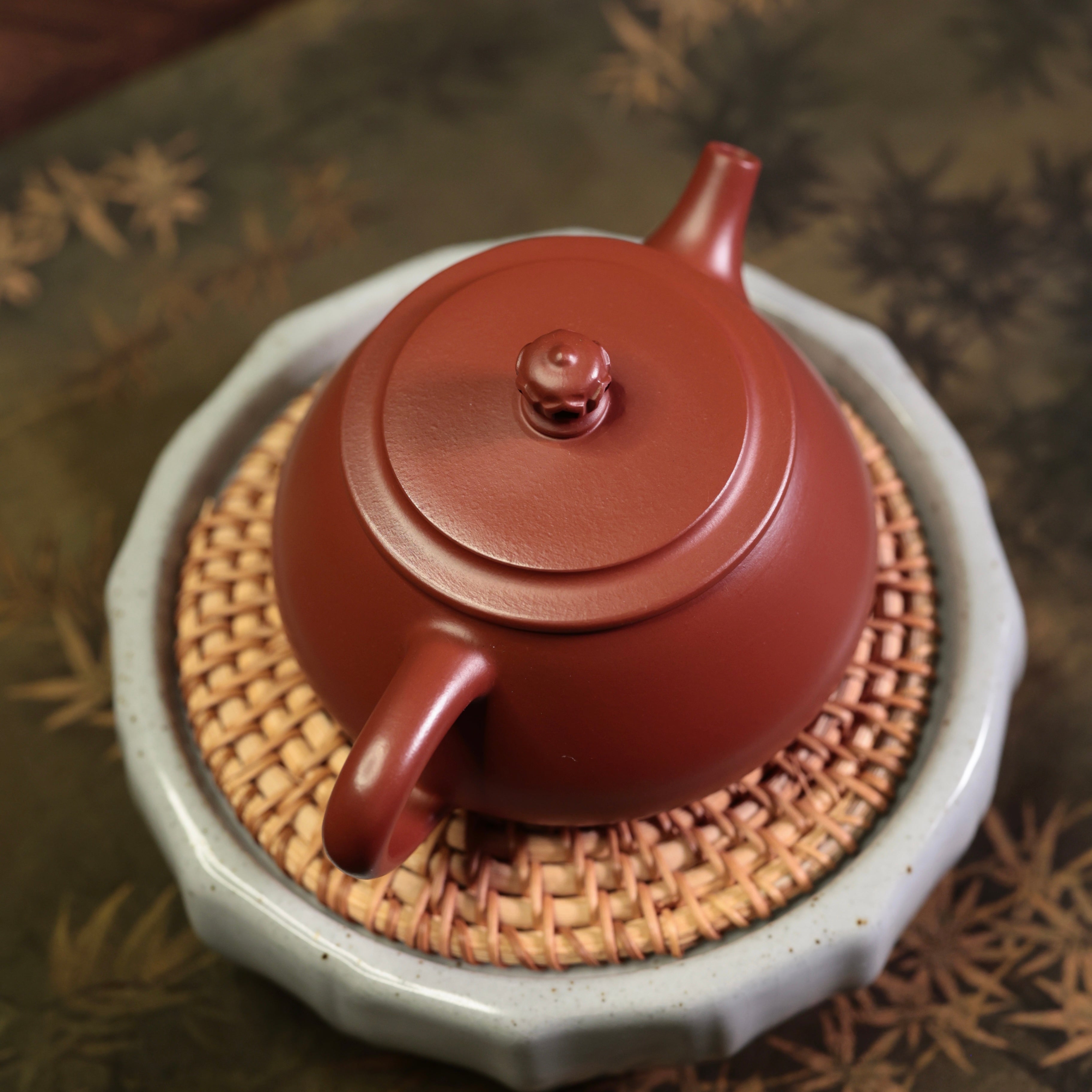Chan Lian Shipiao Purple Clay Teapot 禪蓮石瓢壺