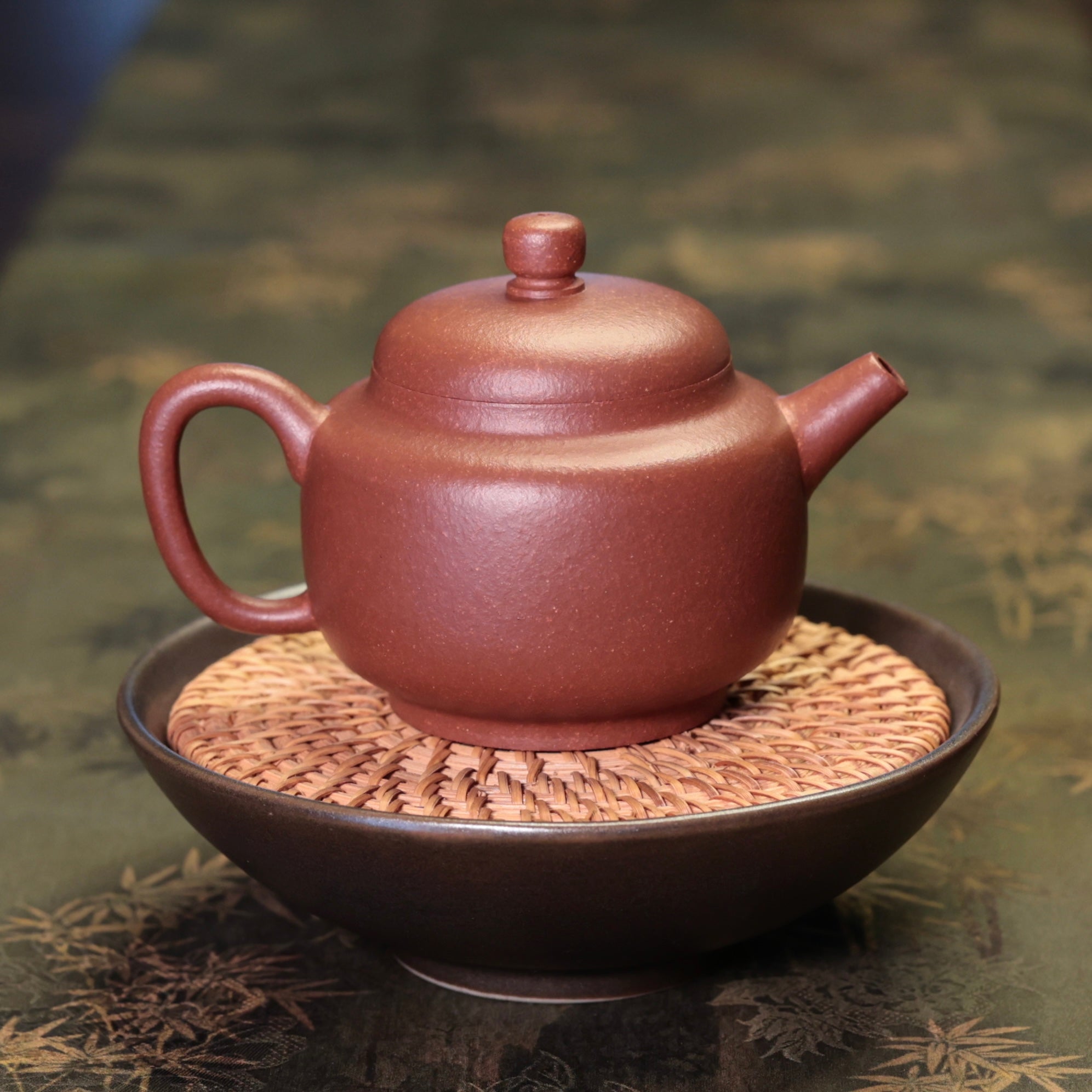 Gong Deng Purple Clay Teapot 粗砂宮燈壺
