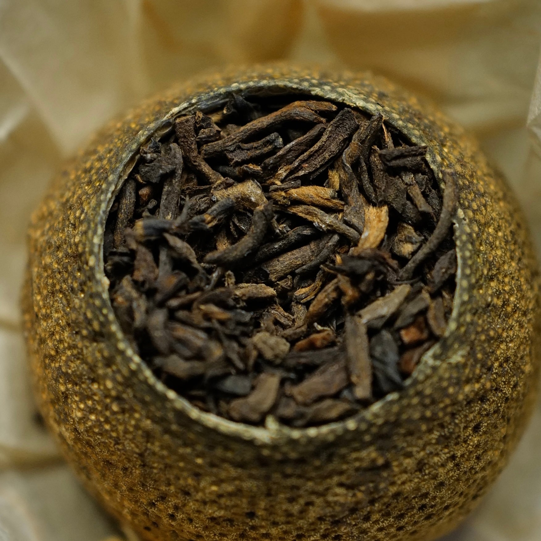 2024 Xiao Qing Gan mandarin Ripe Puerh Tea 小青柑古樹熟普洱茶
