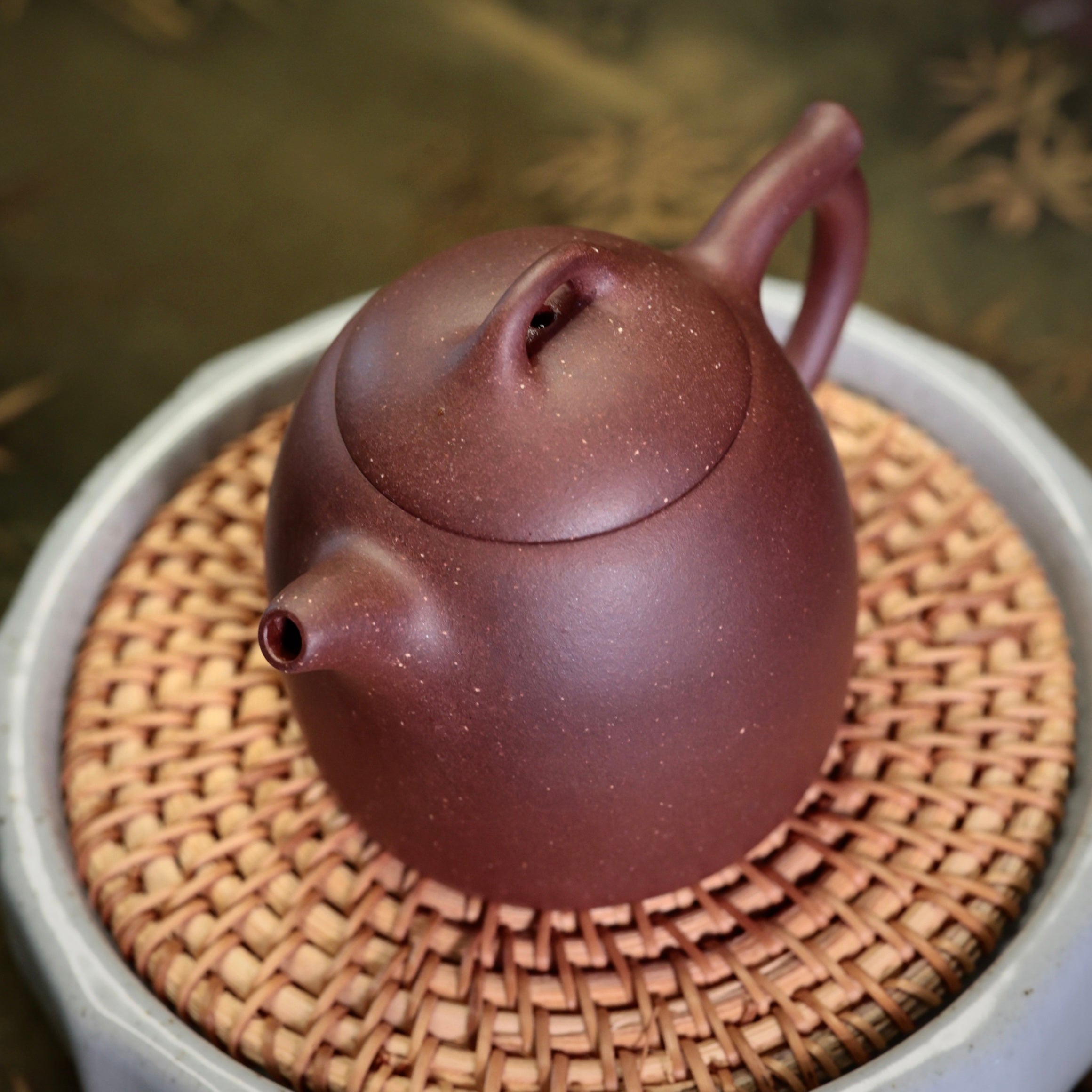 Qin Quan Purple Clay Teapot 紫泥秦權壺