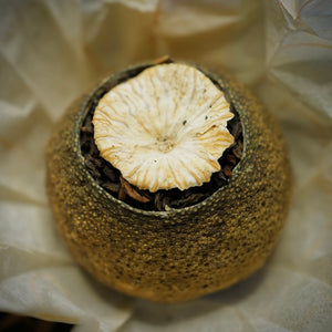 2024 Xiao Qing Gan mandarin Ripe Puerh Tea 小青柑古樹熟普洱茶