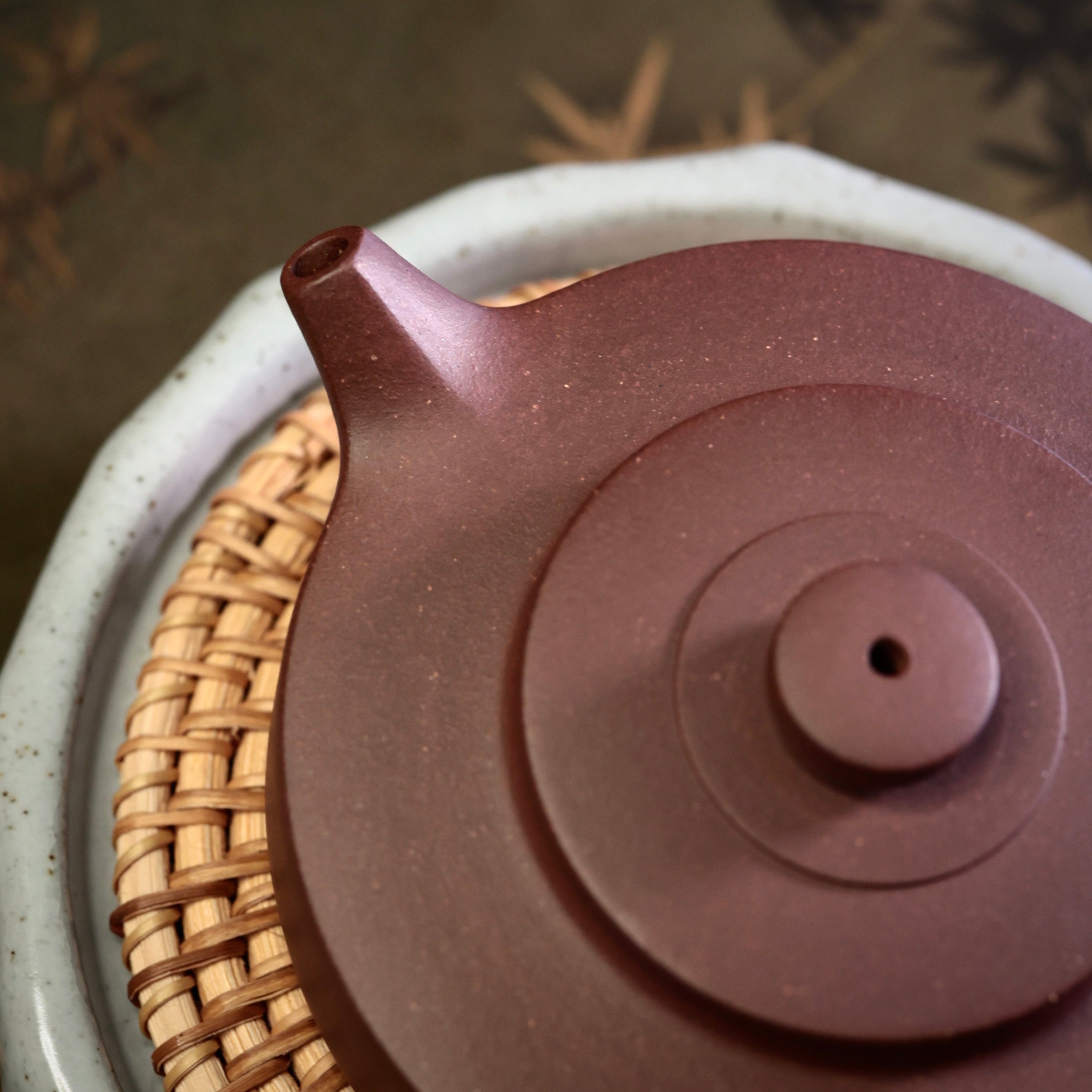 Zhou Pan Purple Clay Teapot 紫泥周盤壺