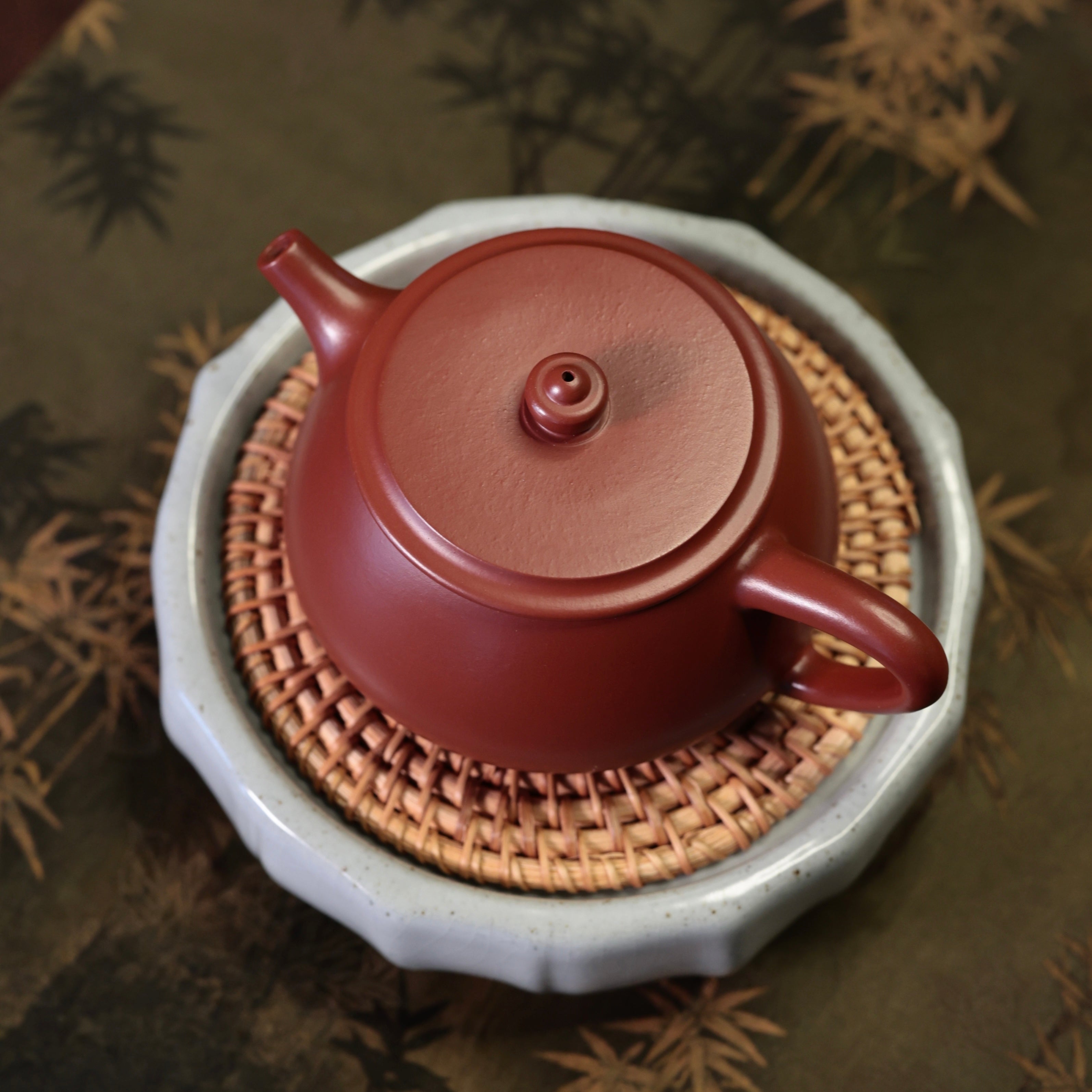 Chan Lian Shipiao Purple Clay Teapot 禪蓮石瓢壺