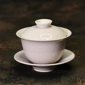 Ding Kiln Master Handcrafted Gai Wan 定窯三才蓋碗