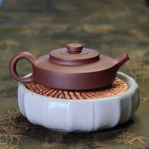 Zhou Pan Purple Clay Teapot 紫泥周盤壺