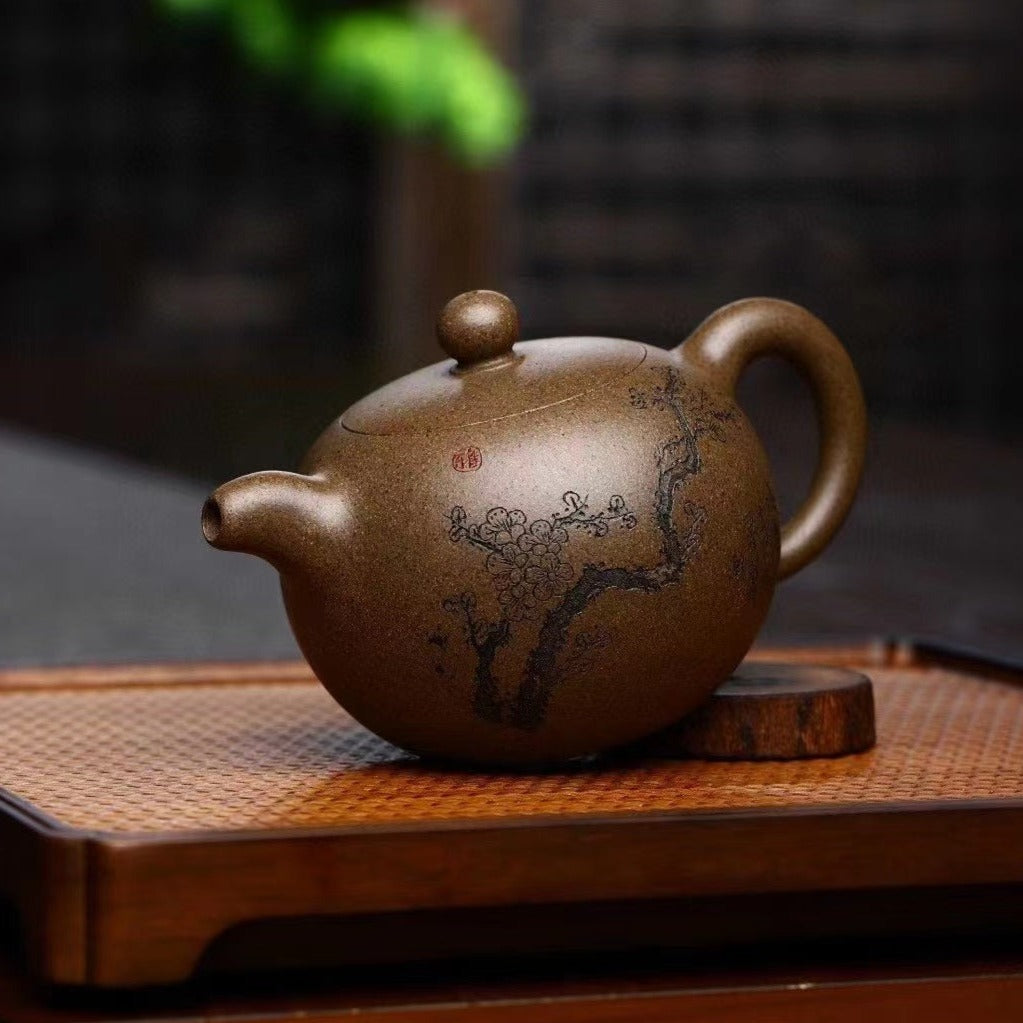 Master Piece Yuanzhu Purple Clay Teapot 圆珠